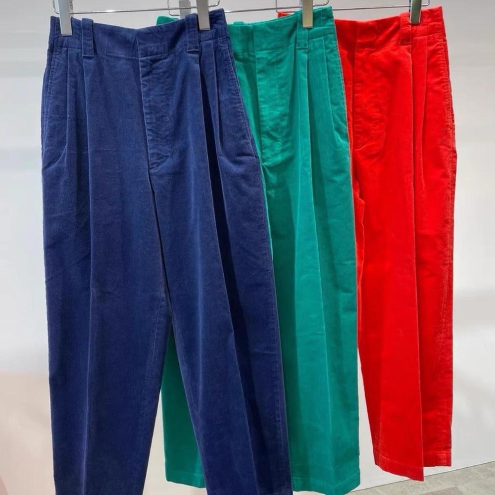 Marni Uniqlo collaboration Women’s Corduroy Balloon Pants - Navy size XS
